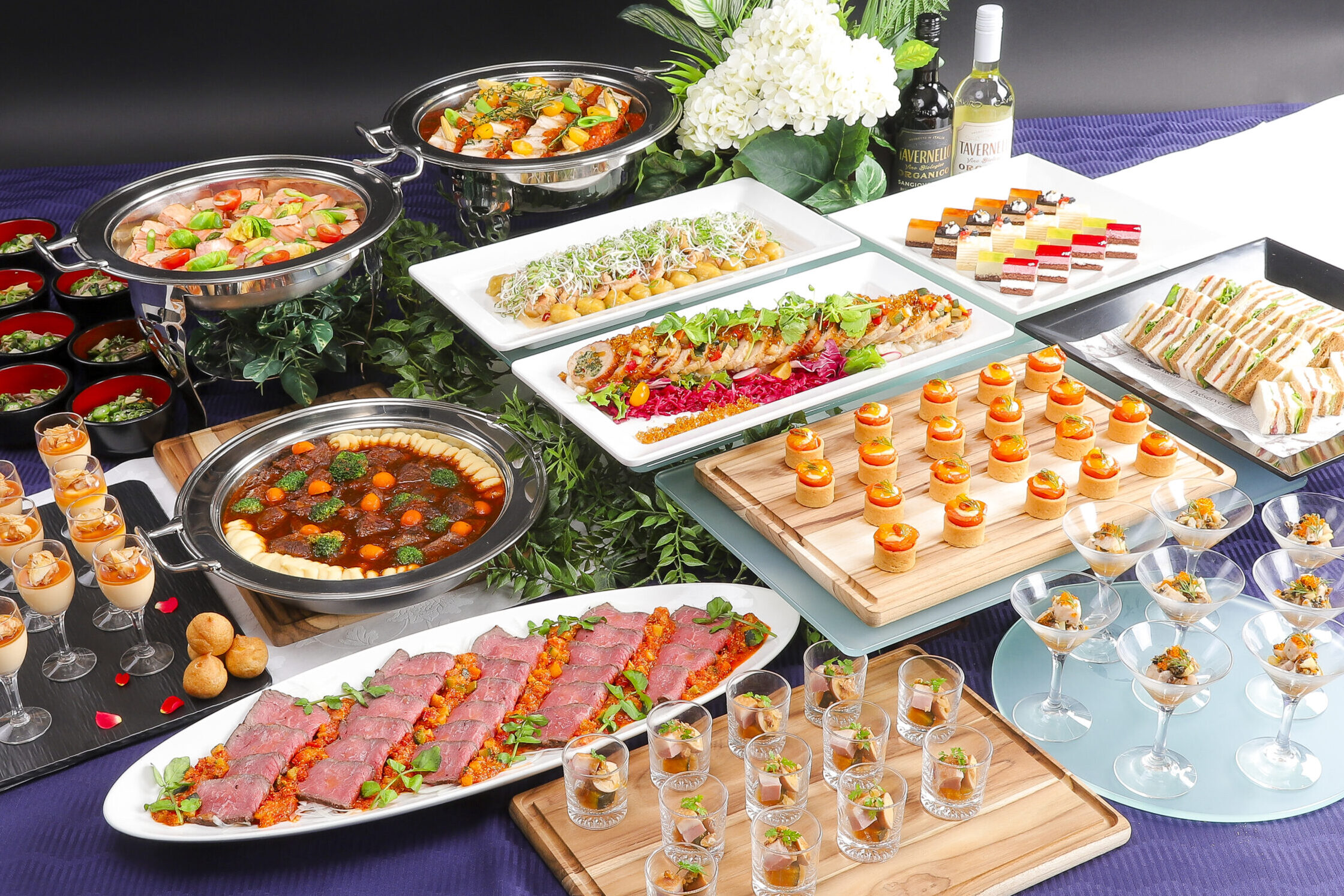 パーティービュッフェ4,400円メニュー　13品