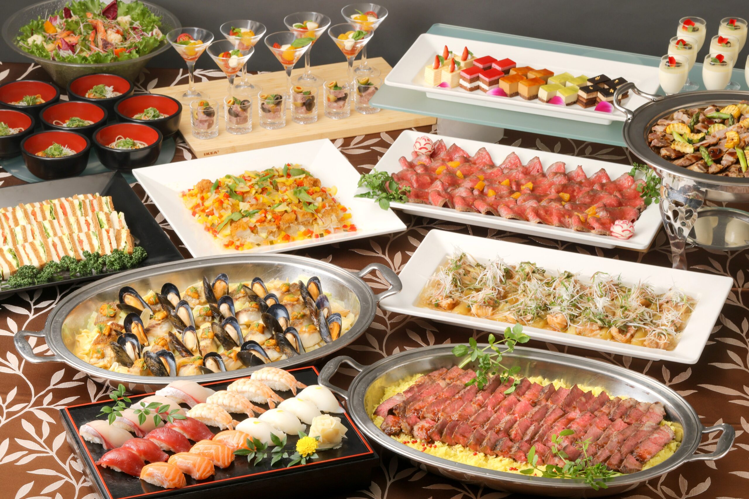 パーティービュッフェ5,500円メニュー　14品