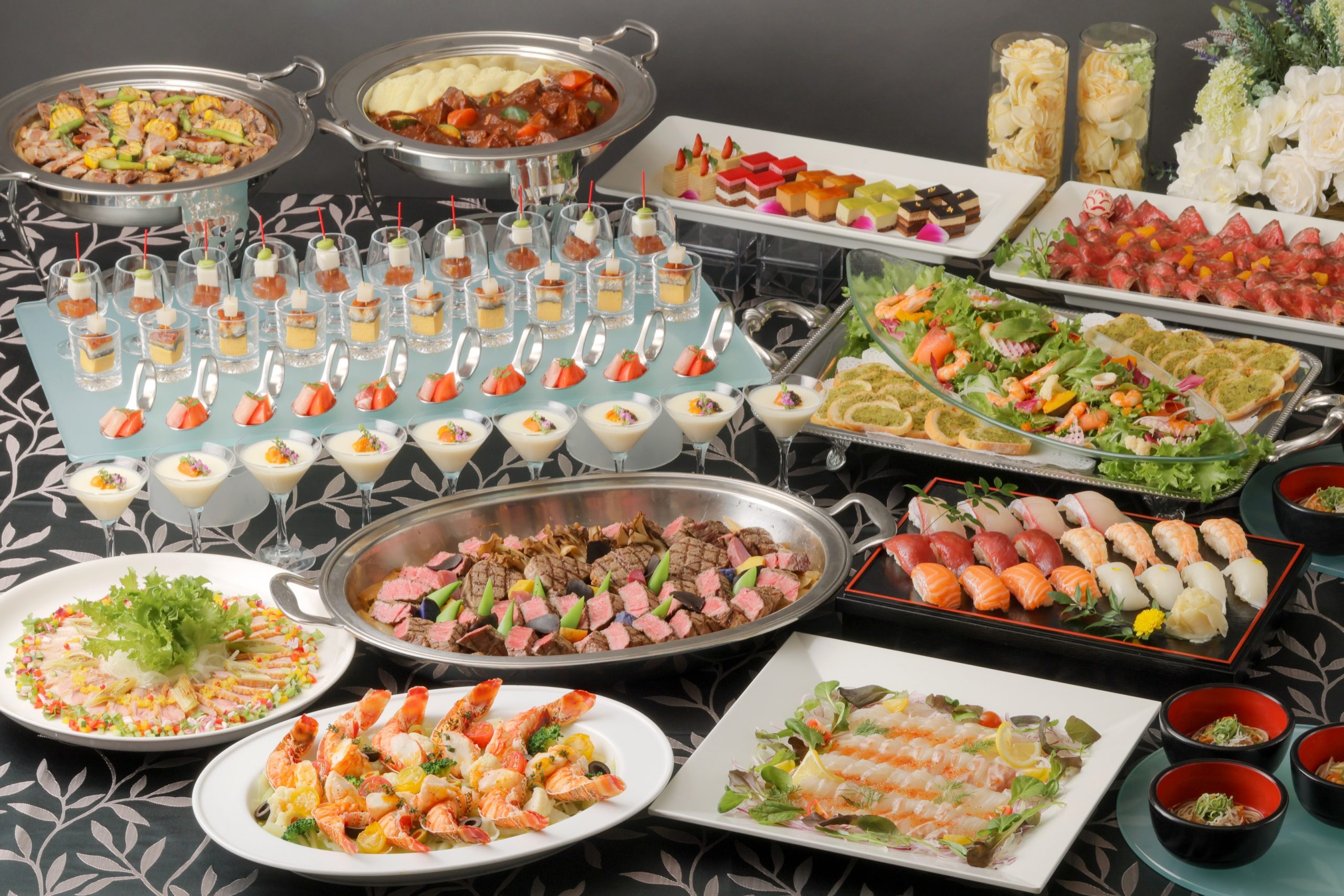 パーティービュッフェ6,600円メニュー15品