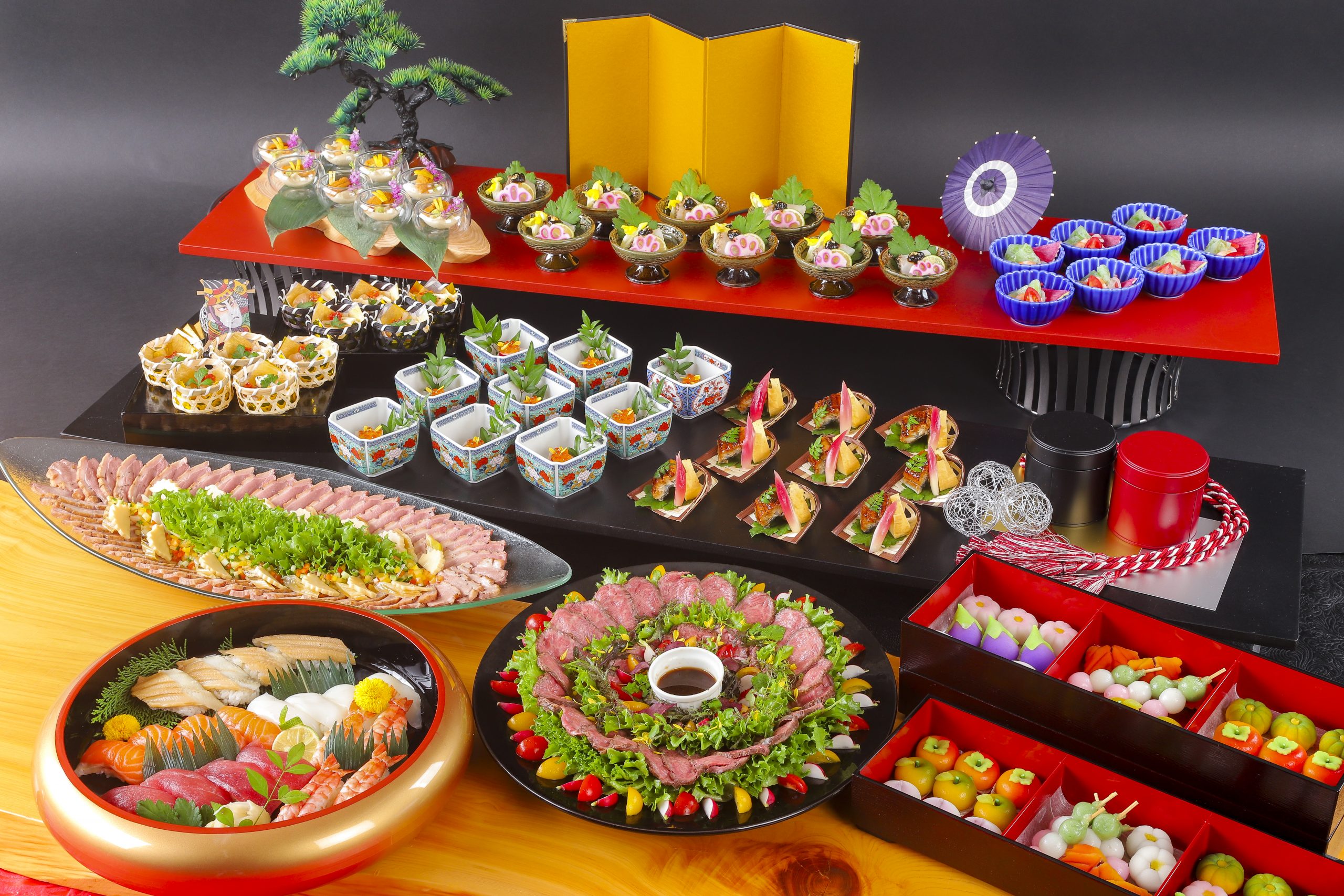 【EXPO】パーティービュッフェ8,800円メニュー